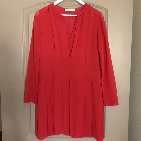 COPY - Tory Burch pleated silk dress - Picture 5 of 8